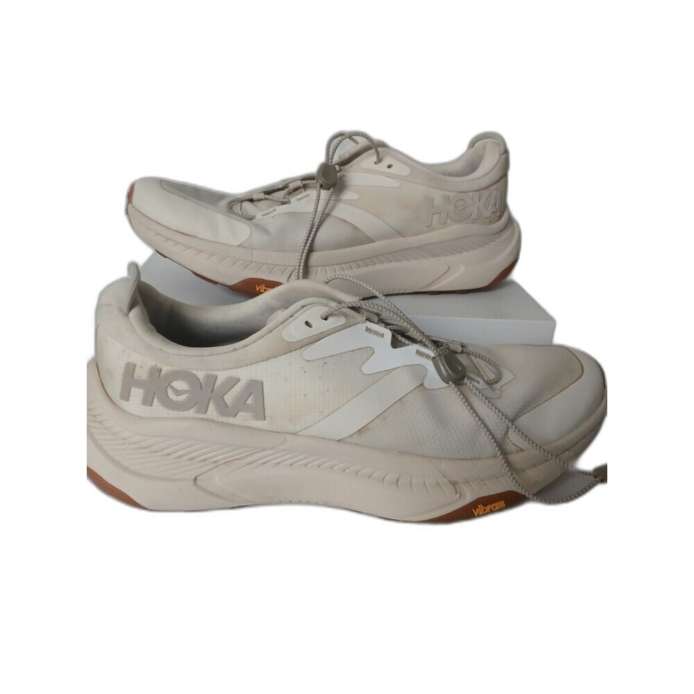 HOKA ONE ONE Transport Vibram Men's Hiking Walking Shoes Gray Size US 10